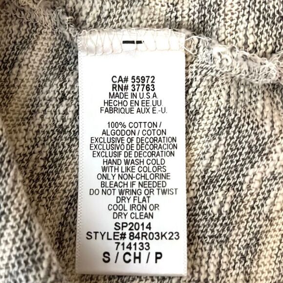 NWT C&C CALIFORNIA Striped Hoodie
Sweater Cotton Sz S - Picture 10 of 12